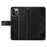 For iPhone 16 Pro Max Case Wallet PU Leather Mandala Pattern Phone Cover with Strap - Black - 5