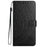 For iPhone 16 Pro Max Case Wallet PU Leather Mandala Pattern Phone Cover with Strap - Black - 7