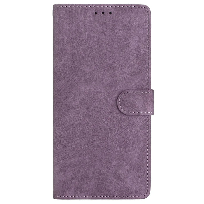 For iPhone 16 Case Card Holder Shockproof PU Leather Phone Cover - Purple - 7