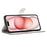 For iPhone 16 Case PU Leather 3D Pattern Printing Phone Wallet Cover - Pink Blue Marble - 2