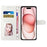 For iPhone 16 Case PU Leather 3D Pattern Printing Phone Wallet Cover - Pink Blue Marble - 3