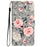 For iPhone 16 Pro Case 3D Pattern Print Leather Wallet Flip Phone Cover - Flowers - 6