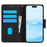 SY-001 For iPhone 15 Plus / 14 Plus Case Folding Stand Butterfly Flower Leather Phone Cover Handbag - Black - 2