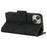 SY-001 For iPhone 15 Plus / 14 Plus Case Folding Stand Butterfly Flower Leather Phone Cover Handbag - Black - 3