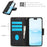 SY-001 For iPhone 15 Plus / 14 Plus Case Folding Stand Butterfly Flower Leather Phone Cover Handbag - Black - 6