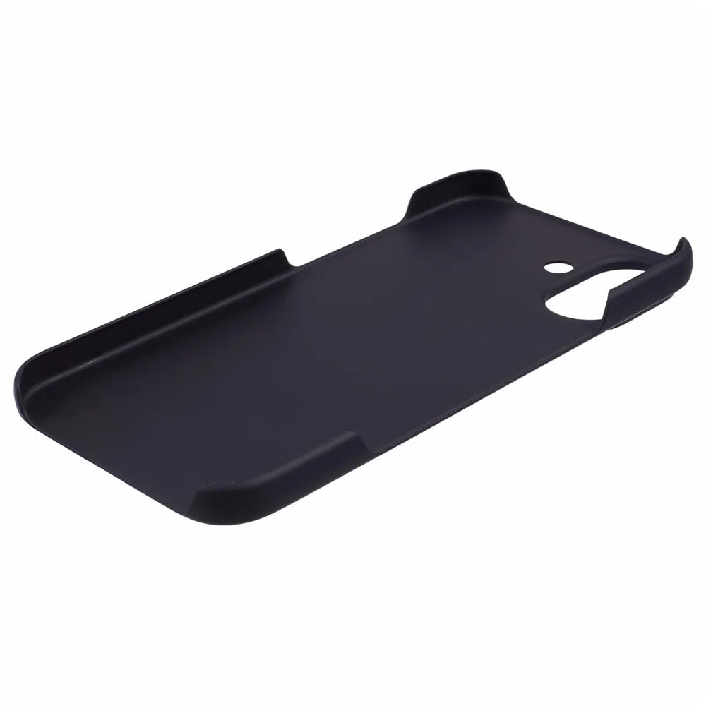 For iPhone 16 Plus Case Skin-Touch Feeling Matte Anti-Scratch Hard PC Phone Cover - Black - 5