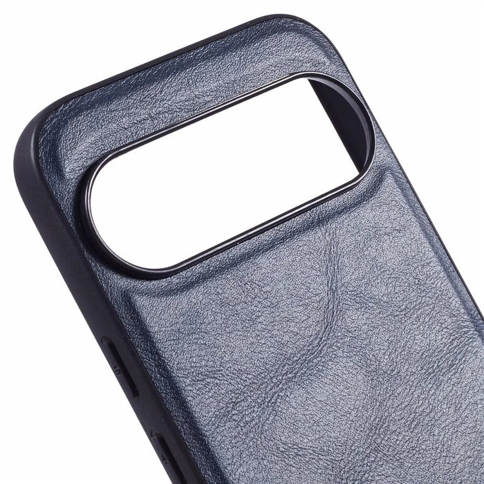 X-LEVEL Bojue-3 Series For Google Pixel 9 / 9 Pro Cell Phone Case PU Leather Coated TPU Cover - Blue - 6