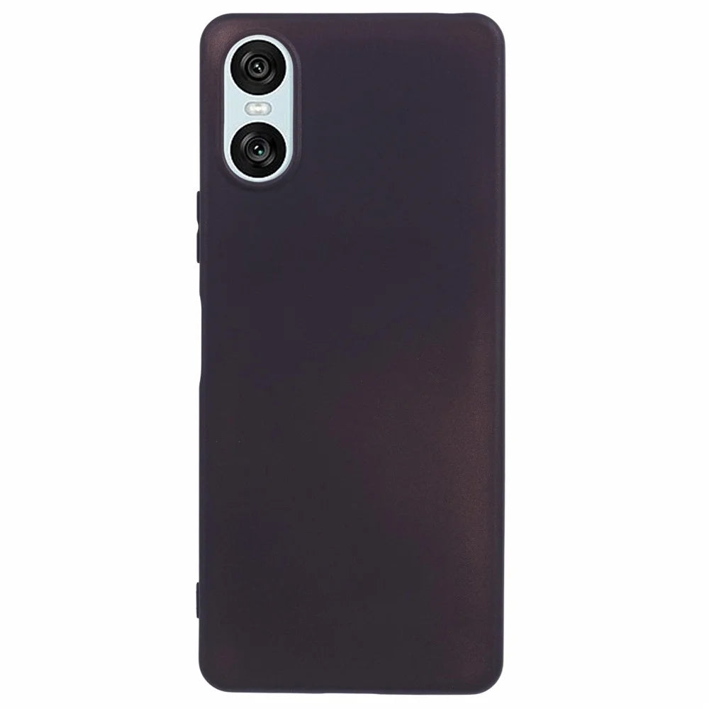 X-LEVEL Guardian Series For Sony Xperia 10 VI Cell Phone Case Drop-Proof TPU Matte Back Cover - Black - 1