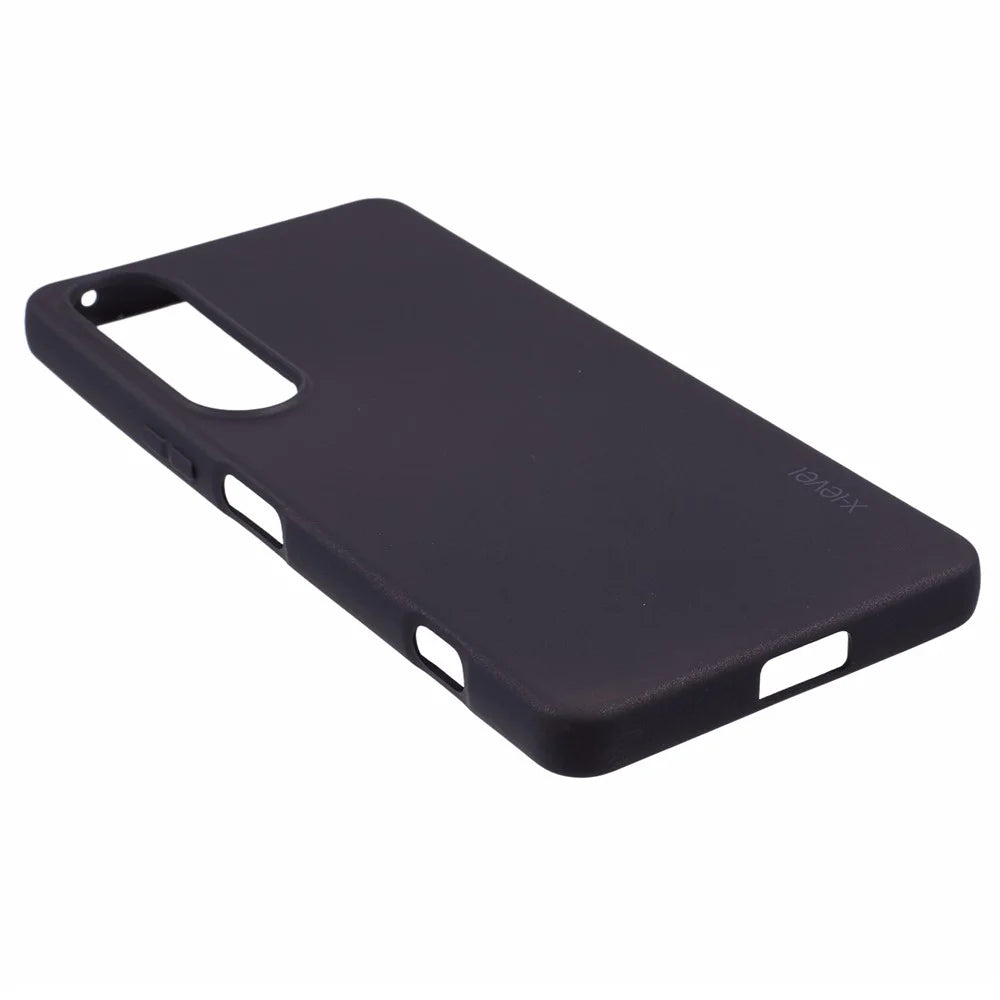 X-LEVEL Guardian Series For Sony Xperia 1 VI Cell Phone Case Matte TPU Protective Cover - Black - 4