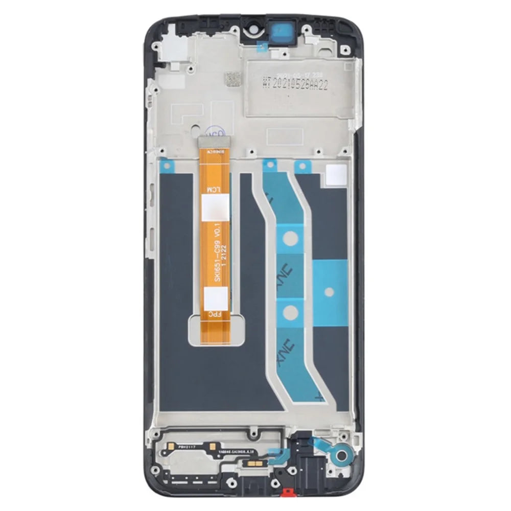 For Realme C21Y Grade S OEM LCD Screen and Digitizer Assembly + Frame Replacement Part (without Logo) - 3