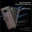 For Google Pixel 7 5G Phone Cases Genuine Split Leather Wallet Mobile Cover Stand - Black - 4