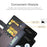For Google Pixel 7 5G Phone Cases Genuine Split Leather Wallet Mobile Cover Stand - Black - 7