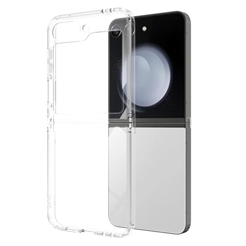 For Samsung Galaxy Z Flip7 FE 5G / Z Flip6 5G Case TPU+Acrylic Clear Phone Cover, One-Piece Design - 1
