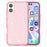 For iPhone 16 Plus Case Sparkly Glitter PC+TPU Phone Cover - Pink - 2