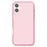 For iPhone 16 Plus Case Transparent PC + TPU Hybrid Phone Cover - Transparent Pink - 3