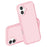 For iPhone 16 Plus Case Transparent PC + TPU Hybrid Phone Cover - Transparent Pink - 7