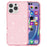 For iPhone 16 Pro Case Hard PC Soft TPU Glitter Phone Cover - Purple - Pink - 2