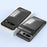 For Google Pixel 7 Pro 5G Case Pop-Up Snap Lock Translucent PC Matte Phone Cover - Black - 1