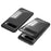 For Google Pixel 8 Pro Phone Case Pop-Up Snap Lock Aluminium Alloy Frame PC Back Cover - Black - 1