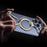 For iPhone 13 Pro Max Frameless Case Compatible with MagSafe Hard PC Electroplating Bumper Cover - Bright Silver - 7