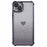 For iPhone 14 Drop Protection Phone Case Heart Pattern TPU Glittery Powder Phone Cover - Black - 1