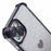 For iPhone 13 Anti-Scratch Phone Case Heart Pattern TPU Glittery Powder Phone Cover - Black - 6