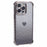 For iPhone 14 Pro Max Drop Protection Phone Case Heart Pattern TPU Glittery Powder Phone Cover - Grey - 3