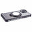 For iPhone 13 Case Ring Kickstand Electroplating Glitter TPU Phone Cover with Mirror - Black - 6