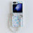 For Samsung Galaxy Z Flip5 5G Folding Phone Case Flower Pattern PU+PC Cover with Beaded Hand Strap - Yellow Flower - 1
