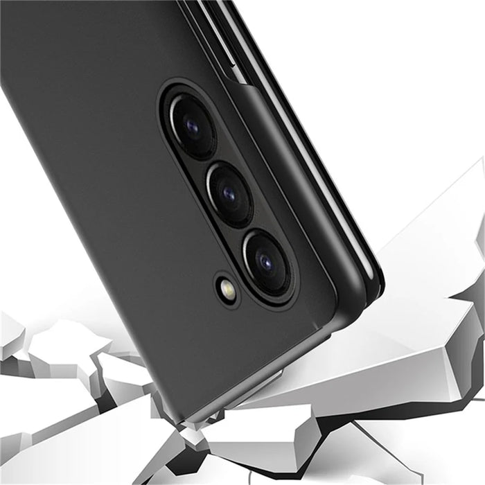For Samsung Galaxy Z Fold6 5G Flip Leather Cover with Stand Full Body Protective Phone Case - Black - 6