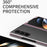 For Samsung Galaxy Z Fold6 5G Case Clear PC Electroplating Hard Phone Cover - Rose Gold - 7