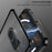 For Nothing Phone (2a) Case Pop-Up Snap Lock Anti-Drop Aluminium Alloy+PC Matte Phone Cover - Black - 3