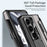 For Samsung Galaxy Z Fold6 5G Kickstand Phone Case PC Folding Cover with Tempered Glass Film + Stylus Pen - Black - 6