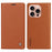 YIKATU YK-001 For iPhone 16 Pro Protective Case PU Leather Stand Wallet Phone Cover - Brown - 1