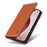 YIKATU YK-001 For iPhone 16 Pro Protective Case PU Leather Stand Wallet Phone Cover - Brown - 5