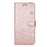 For iPhone 17e / 16e Leather Case Cat Bee Pattern Phone Cover Wallet Stand with Strap - Rose Gold - 6