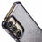 For Samsung Galaxy A34 5G Case TPU Glitter Gradient Love Heart Pattern Phone Cover - Black - 6