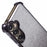 For Samsung Galaxy S24 TPU Case Love Heart Pattern Frame Glitter Phone Cover - Black - 6