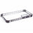 For Samsung Galaxy A54 5G Phone Case Heart Pattern Edge Electroplating TPU Phone Back Cover - Black - 4