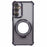 For Samsung Galaxy A54 5G Case TPU Glitter Phone Cover with Kickstand and Mirror - Black - 2