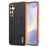 AZNS For Samsung Galaxy A15 4G / A15 5G Electroplating Case Crocodile Texture PU+TPU Phone Cover - Black - 1