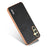 AZNS For Samsung Galaxy A15 4G / A15 5G Electroplating Case Crocodile Texture PU+TPU Phone Cover - Black - 3