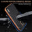 AZNS For iPhone 14 Case Crocodile Texture PU+TPU Electroplating Anti-Fall Phone Cover - Brown - 5