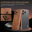 AZNS For iPhone 14 Pro Max Case Crocodile Texture Leather+TPU Anti-Scratch Phone Cover - Green - 4