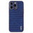 AZNS For iPhone 13 Pro Case Crocodile Texture Leather All Inclusive Back Phone Cover - Blue - 3