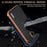 AZNS For iPhone 13 Pro Max Case Crocodile Texture Electroplating PU+TPU Phone Cover - Brown - 5