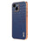 AZNS For iPhone 13 Case Crocodile Texture Design Leather + TPU  Phone Cover - Blue - 1