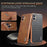 AZNS For iPhone 11 Case Anti-Drop Crocodile Texture PU+TPU Phone Cover - White - 4