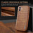 AZNS For iPhone 11 Case Anti-Drop Crocodile Texture PU+TPU Phone Cover - White - 6
