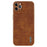 AZNS For iPhone 11 Pro Case Crocodile Texture PU+TPU Protective Phone Cover - Brown - 2